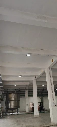 large commercial industrial interior with bright energy-efficient LED lighting in Indore, India | LUMENS ELECTRICALS