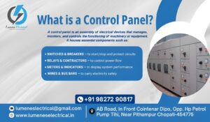 What is a Control Panel in Indore, India | LUMENS ELECTRICALS